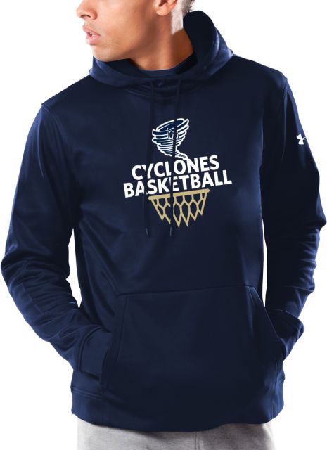 Centenary Univ Under Armour Armour Fleece Hoodie Cyclones Basketball with Sharp Net - ONLINE ONLY