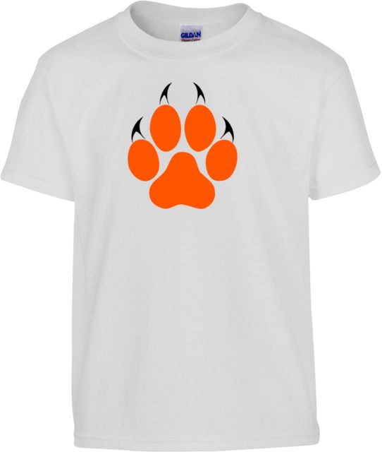 Reedley College Youth T Shirt Paw Print - ONLINE ONLY