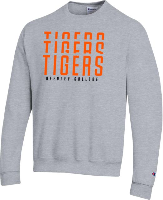 Reedley College Champion Fleece Crew Tigers Repeating - ONLINE ONLY