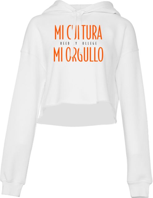 Reedley College Bella + Canvas Cropped Fleece Hood Mi Cultura Mi Orgullo - ONLINE ONLY