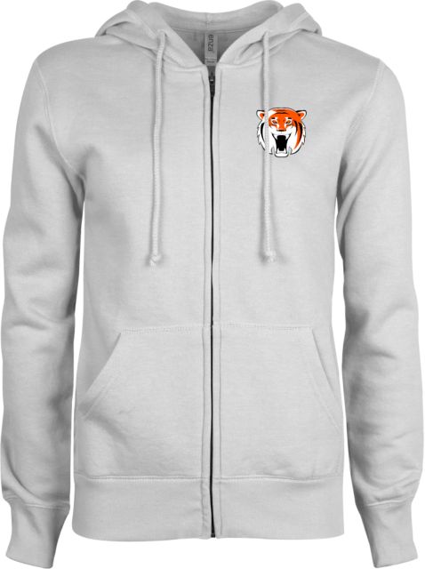 Reedley College ENZA Ladies Fleece Full Zip Hoodie Tiger - ONLINE ONLY