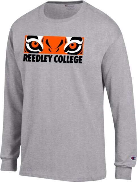 Reedley College Champion Long Sleeve T Shirt Primary Mark - ONLINE ONLY