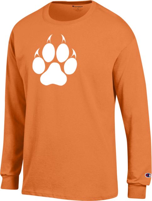 Reedley College Champion Spirit Long Sleeve T Shirt Paw Print - ONLINE ONLY