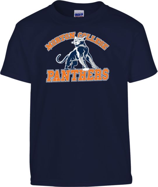 Morton College Youth T Shirt Morton College Panthers Wordmark - ONLINE ONLY