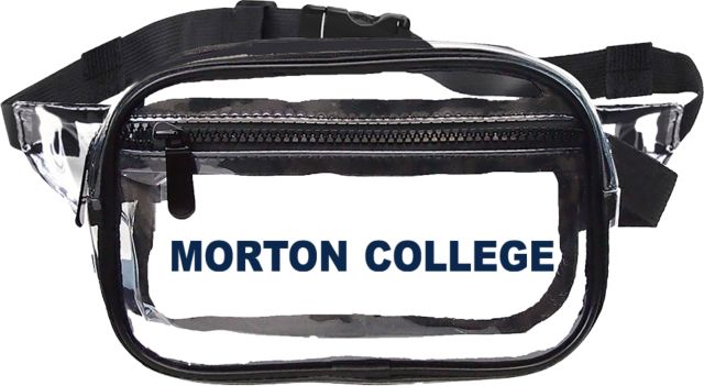 Morton College Clear Fanny Pack Morton College Flat - ONLINE ONLY