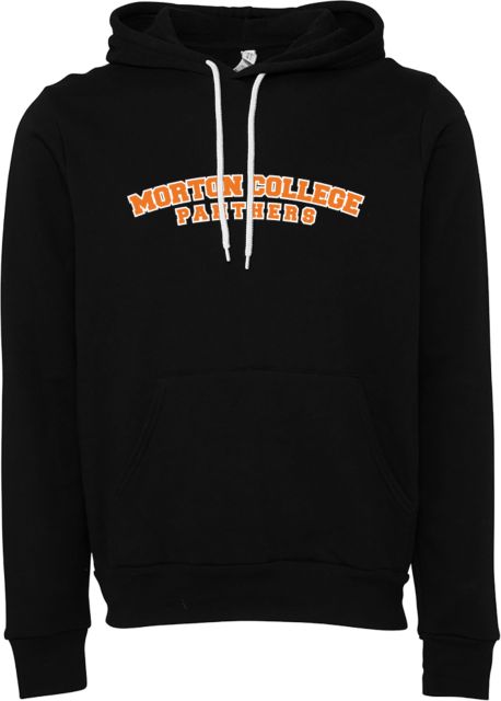 Morton College Bella + Canvas Fleece Hood Morton College Panthers Arched Design - ONLINE ONLY