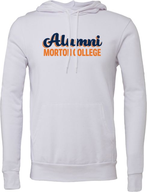 Morton College Bella + Canvas Fleece Hood Morton College Alumni Script Design - ONLINE ONLY