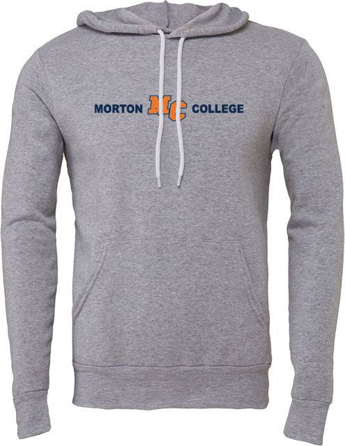 Morton College Bella + Canvas Fleece Hood Morton College Flat Mark - ONLINE ONLY