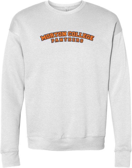 Morton College Bella + Canvas Fleece Crew Morton College Panthers Arched Design - ONLINE ONLY