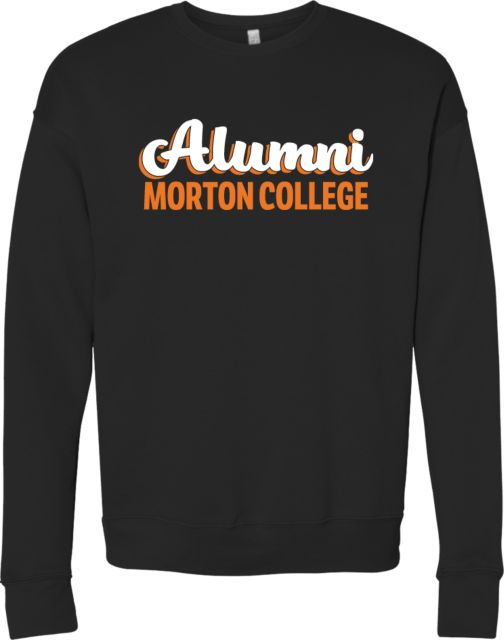 Morton College Bella + Canvas Fleece Crew Morton College Alumni Script Design - ONLINE ONLY