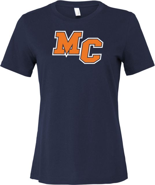 Morton College Bella + Canvas Womens Relaxed Cotton T Shirt Morton College MC Mark - ONLINE ONLY