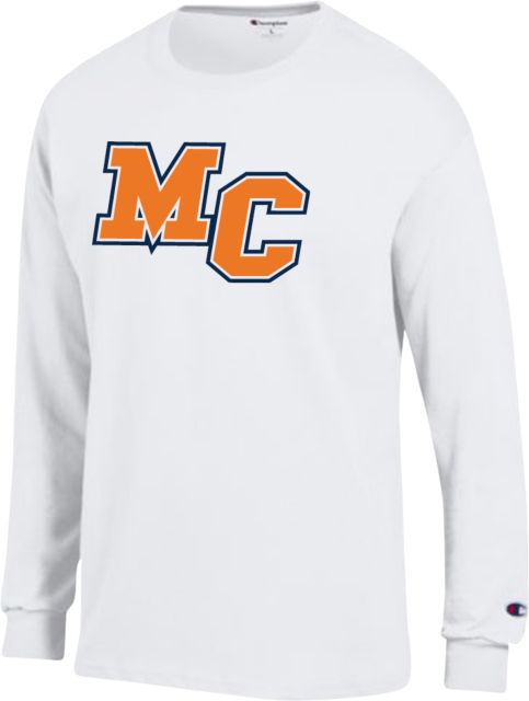 Morton College Champion Long Sleeve T Shirt Morton College MC Mark - ONLINE ONLY