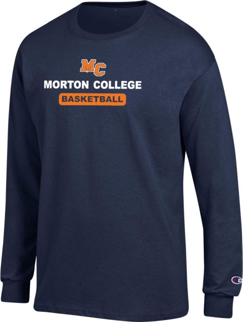 Morton College Champion Long Sleeve T Shirt Morton College Basketball - ONLINE ONLY