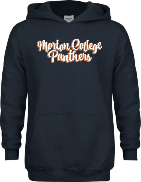Morton College Youth Fleece Hoodie Morton College Panthers Script Design - ONLINE ONLY