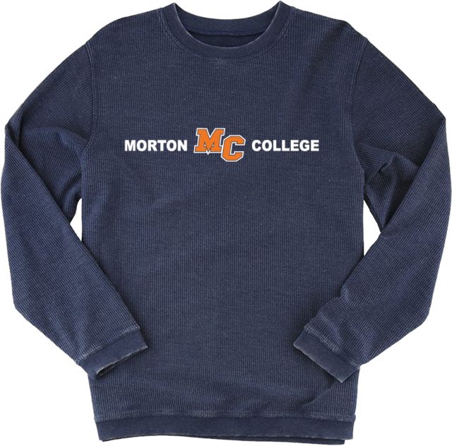 Morton College Boxercraft Womens Corded Crew Morton College Flat Mark - ONLINE ONLY