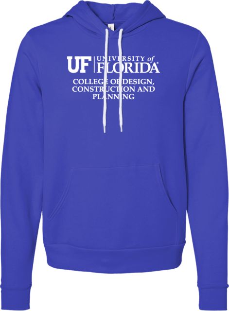 Florida Bella + Canvas Fleece Hood UF College of Design Construction and Planning - ONLINE ONLY