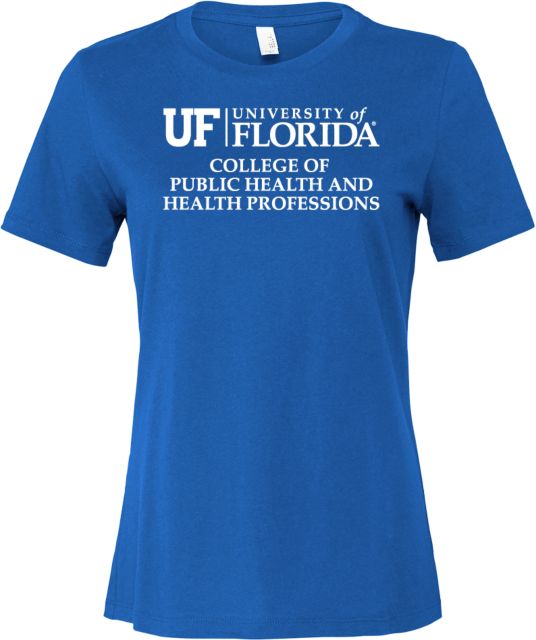 Florida Bella + Canvas Womens Relaxed Cotton T Shirt UF College of Public Health and Health Professions - ONLINE ONLY
