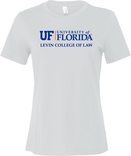 Florida Bella + Canvas Womens Relaxed Cotton T Shirt UF Levin College of Law - ONLINE ONLY