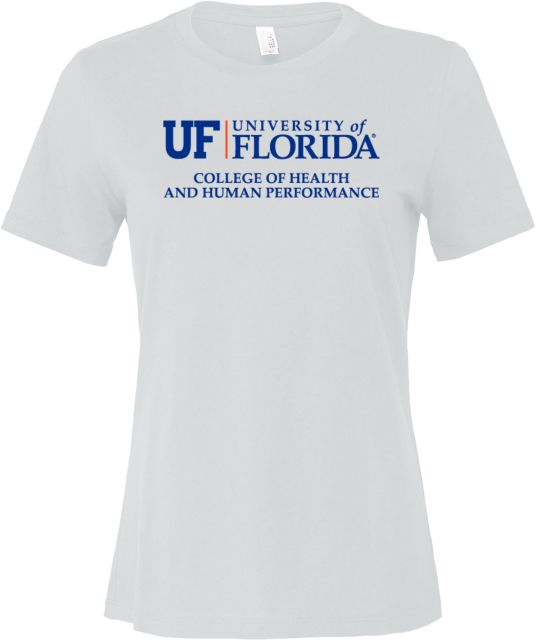 Florida Bella + Canvas Womens Relaxed Cotton T Shirt UF College of Health and Human Performance - ONLINE ONLY