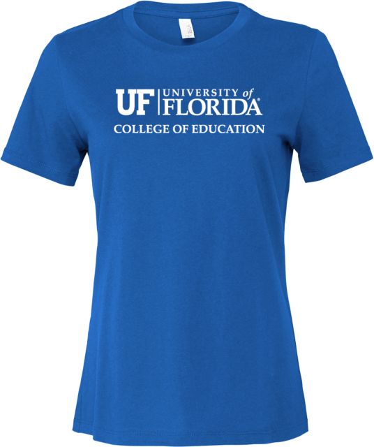 Florida Bella + Canvas Womens Relaxed Cotton T Shirt UF College of Education - ONLINE ONLY