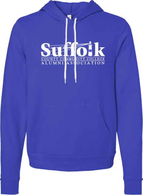 Suffolk Bella + Canvas Fleece Hood Alumni Association - ONLINE ONLY