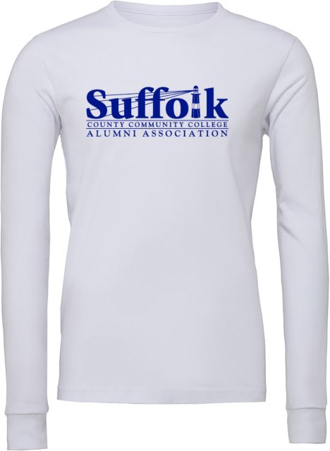 Suffolk Bella + Canvas Jersey Cotton Long Sleeve T Shirt Alumni Association - ONLINE ONLY