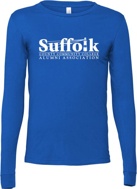 Suffolk Bella + Canvas Jersey Cotton Long Sleeve T Shirt Alumni Association - ONLINE ONLY