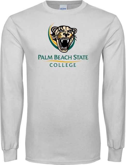 Palm Beach State Long Sleeve T Shirt Palm Beach State Panther Logo - ONLINE ONLY