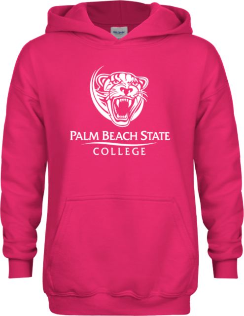 Palm Beach State Youth Fleece Hoodie Palm Beach State Panther Logo - ONLINE ONLY