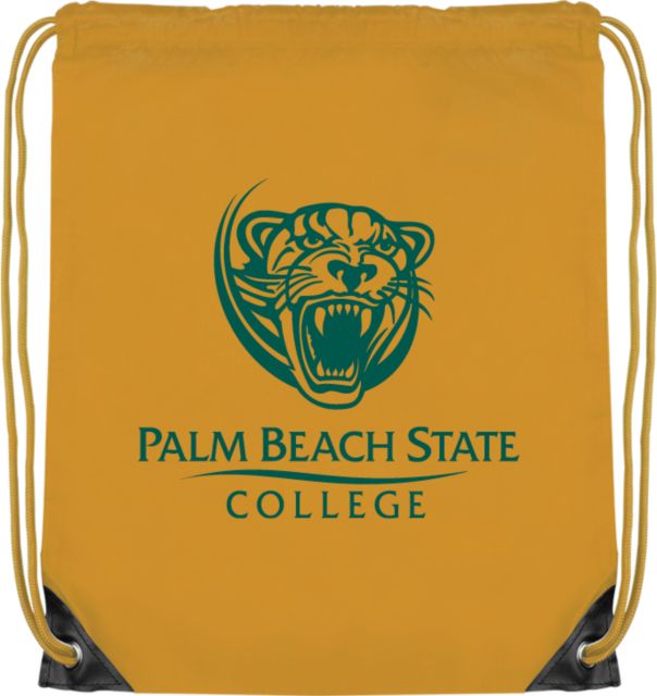 Palm Beach State Drawstring Backpack Palm Beach State Panther Logo - ONLINE ONLY