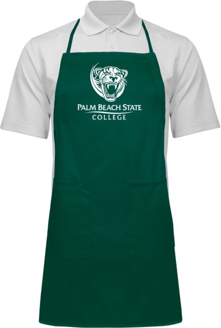 Palm Beach State Full Length Apron Palm Beach State Panther Logo - ONLINE ONLY