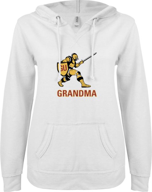 Gannon ENZA Ladies V Notch Raw Edge Fleece Hoodie Grandma - ONLINE ONLY