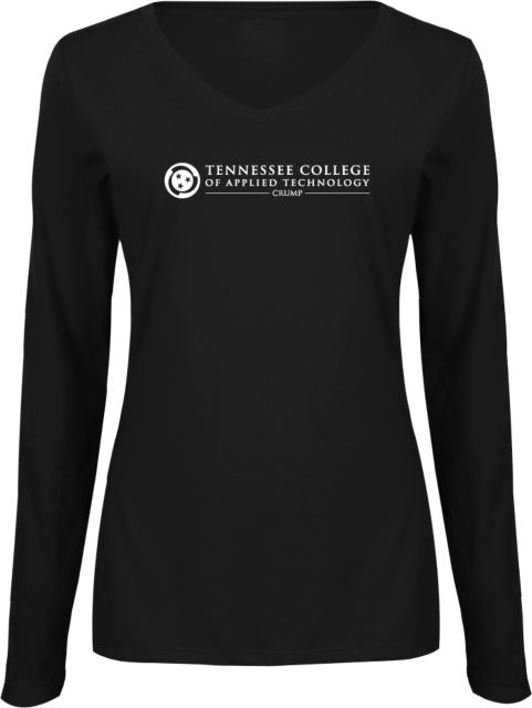 TCAT Crumps Ladies Long Sleeve V Neck Tee TCAT horizontal - ONLINE ONLY