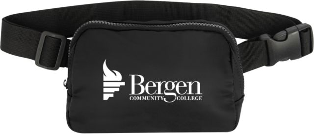 Bergen CC Anywhere Belt Bag Bergen Community College Wordmark - ONLINE ONLY