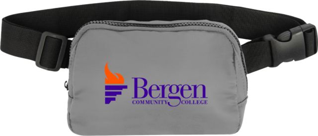Bergen CC Anywhere Belt Bag Bergen Community College Wordmark - ONLINE ONLY