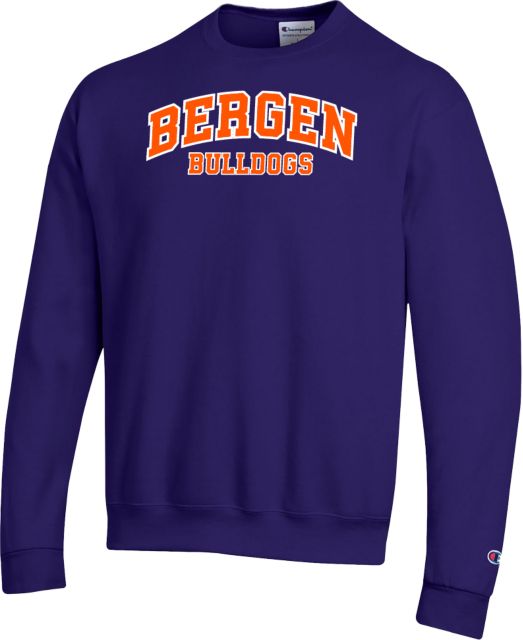 Bergen CC Champion Fleece Crew Arched Bergen Bulldogs - ONLINE ONLY