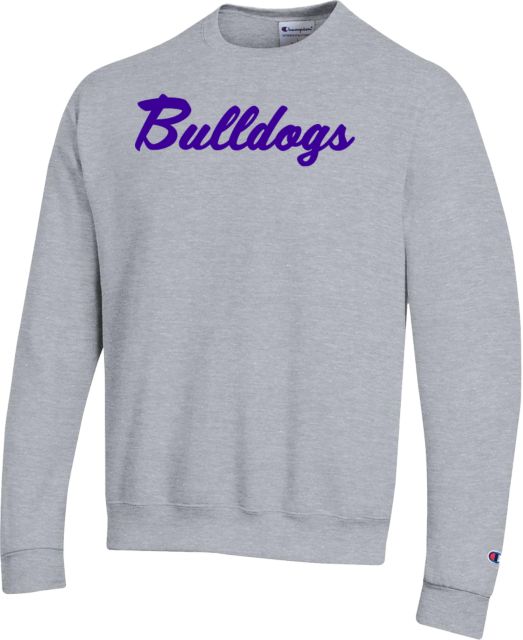 Bergen CC Champion Fleece Crew Script Bulldogs - ONLINE ONLY