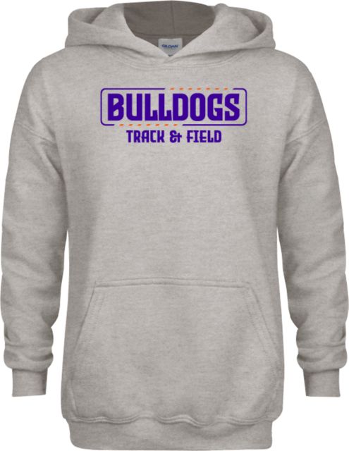 Bergen CC Youth Fleece Hood Bulldogs Track and Field - ONLINE ONLY