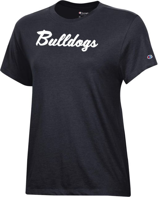 Bergen CC Champion Womens Core Short Sleeve Tee Script Bulldogs - ONLINE ONLY