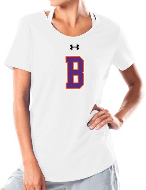 Bergen CC Under Armour Womens Charged Cotton Tee UA - Bergen Community College B Mark - ONLINE ONLY