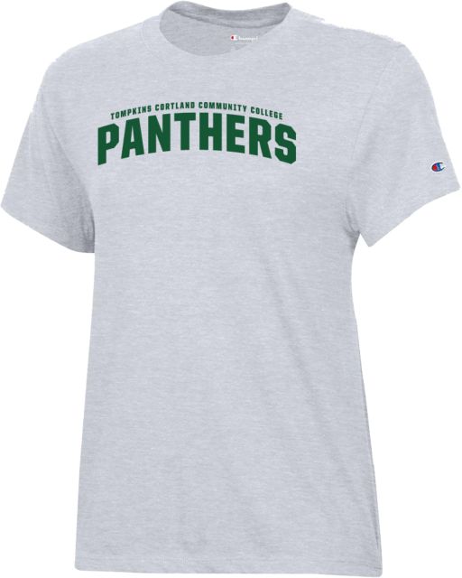 Tompkins Cortland Champion Womens Core Short Sleeve Tee Arched Tompkins Cortland CC Panthers - ONLINE ONLY
