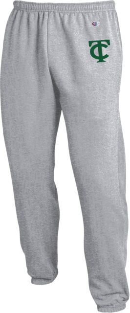 Tompkins Cortland Champion Banded Bottom Sweatpants Interlocking TC Mascot Mark - ONLINE ONLY