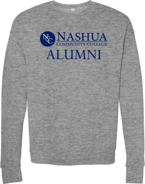 Nashua CC Bella + Canvas Fleece Crew Alumni - Nashua Community College - ONLINE ONLY