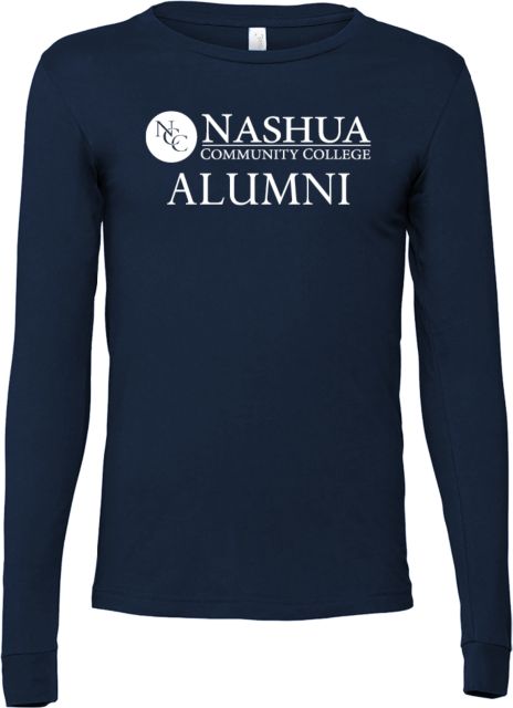 Nashua CC Bella + Canvas Jersey Cotton Long Sleeve T Shirt Alumni - Nashua Community College - ONLINE ONLY