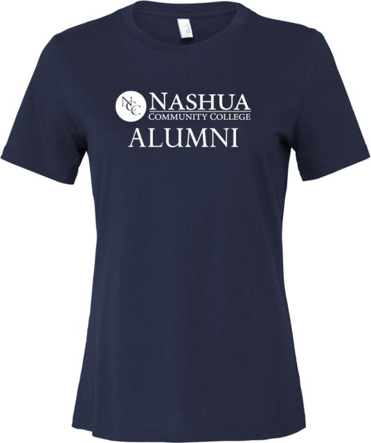 Nashua CC Bella + Canvas Womens Relaxed Cotton T Shirt Alumni - Nashua Community College - ONLINE ONLY
