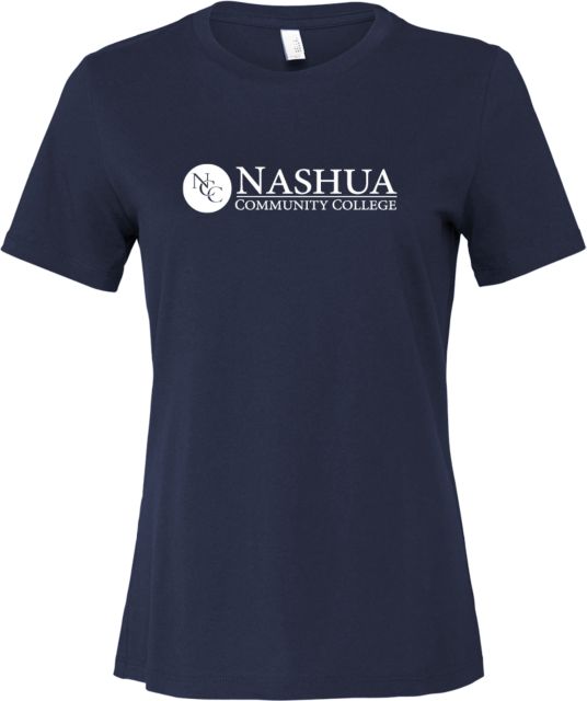 Nashua CC Bella + Canvas Womens Relaxed Cotton T Shirt Nashua Community College - ONLINE ONLY