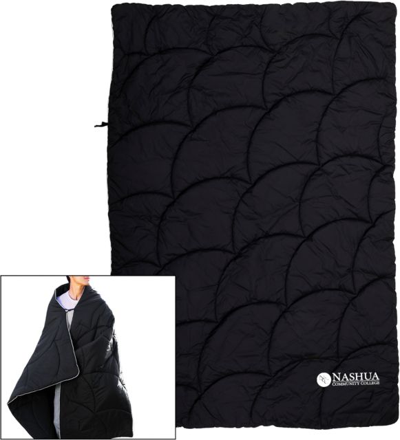 Nashua CC Wearable Camping Blanket Nashua Community College - ONLINE ONLY
