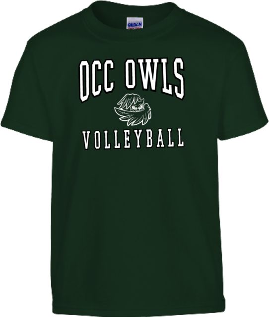 Oakland Comm College Youth T Shirt OCC Owls - Volleyball - ONLINE ONLY