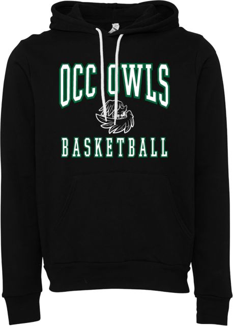 Oakland Comm College Bella + Canvas Fleece Hood OCC Owls - Basketball - ONLINE ONLY
