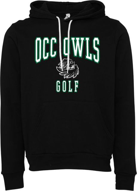 Oakland Comm College Bella + Canvas Fleece Hood OCC Owls - Golf - ONLINE ONLY